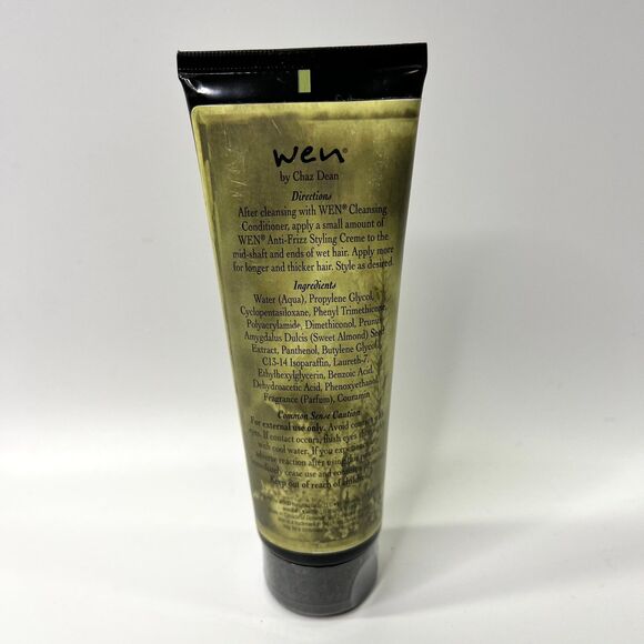 Wen by Chaz Dean Sweet Almond Mint Anti-Frizz Styling Creme 4 Fl Oz - Picture 4 of 4